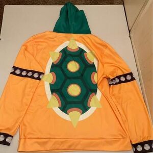 Bowser Hoodie Sweatshirt Mario Broa World Universal Studios Costume Halloween